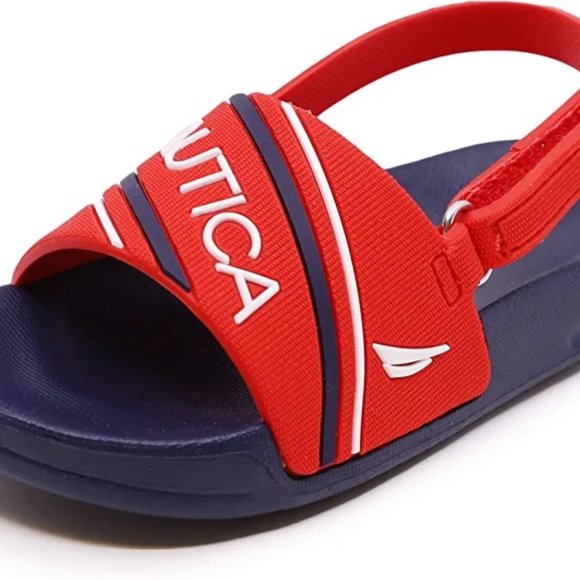 Nautica Size 11 Toddler Athletic Slide Pool Sandals with Strap - Picture 1 of 5